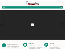 Tablet Screenshot of fitnessarts.org